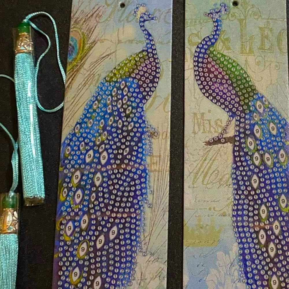 2 Diamond Daze Bookmarks with tassel